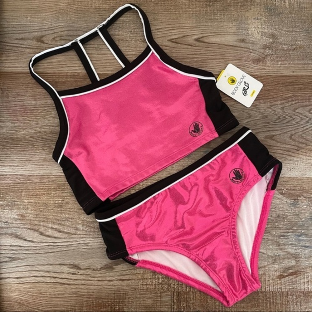 NWT BodyGlove Girls 2PC Swimsuit